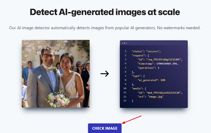 Detect AI-generated Images​