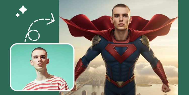 ai prompts for superhero selfies