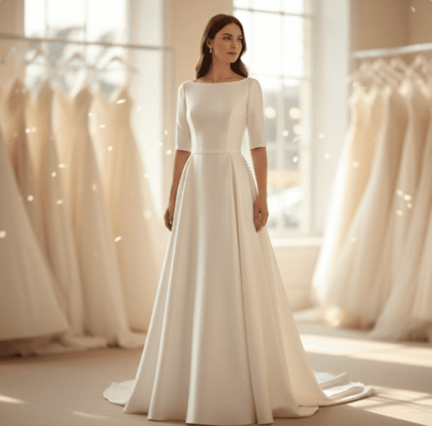 ivory bridal gown