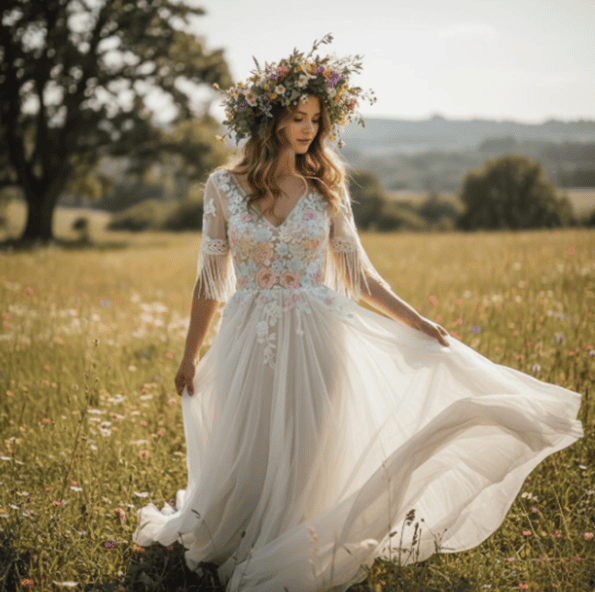 inspired wedding dress