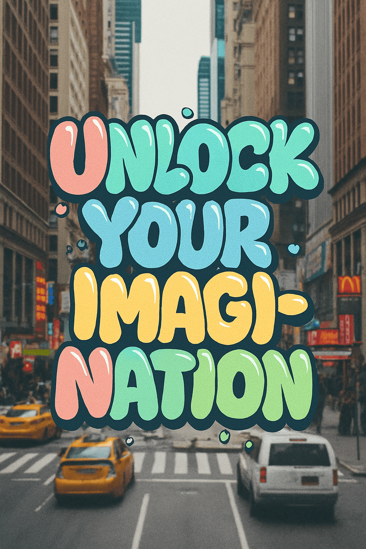 poster with graffiti