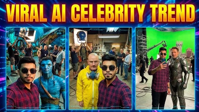 ai image viral selfie with celebrity