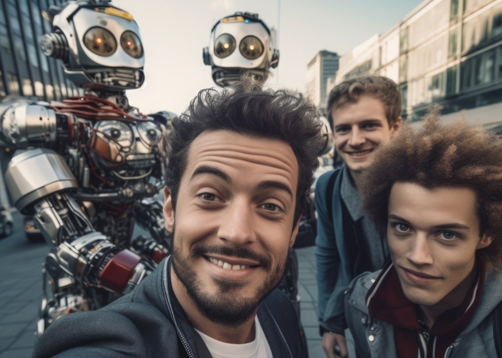 ai viral celebritys selfie image