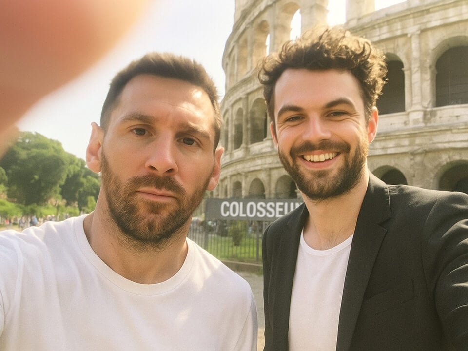 ai viral sport celebrity selfie