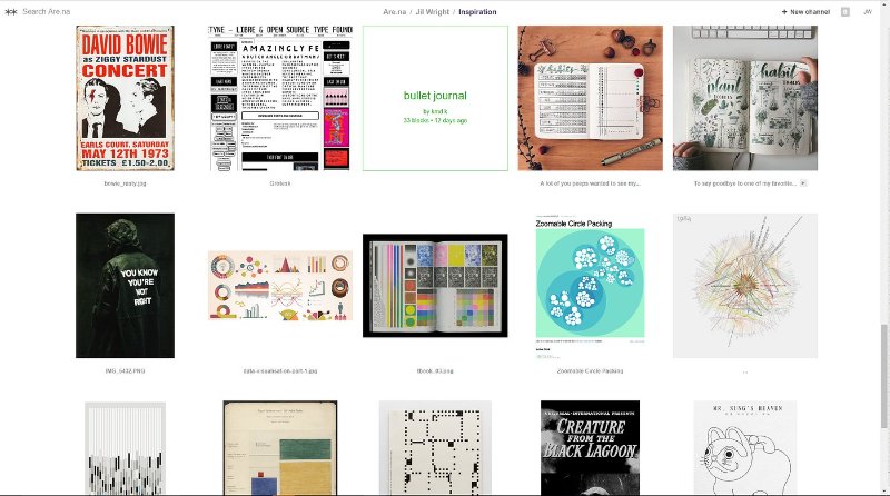 Are.na cosmos Pinterest alternative