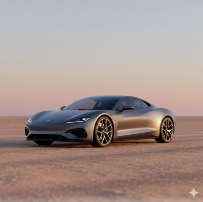 car in desert scene with sand dunes