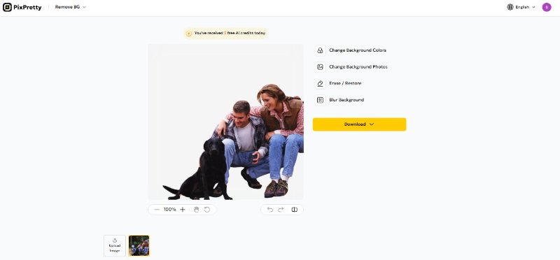 change image background ai
Step 3: Choose a new background solid color, gradient, or another image.
