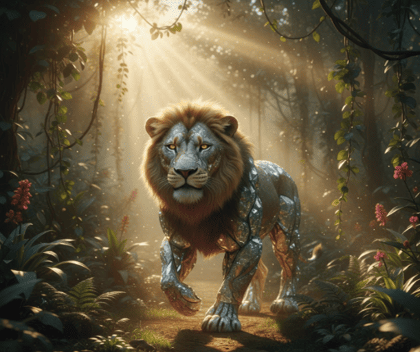 jungle dawn diamond lion