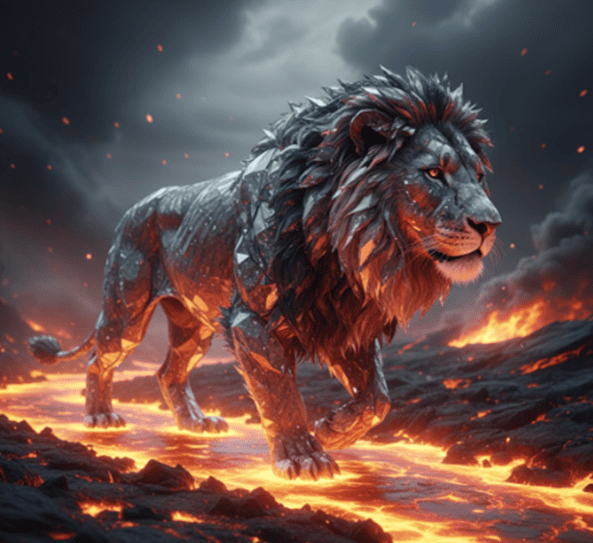 lava flow crystal lion