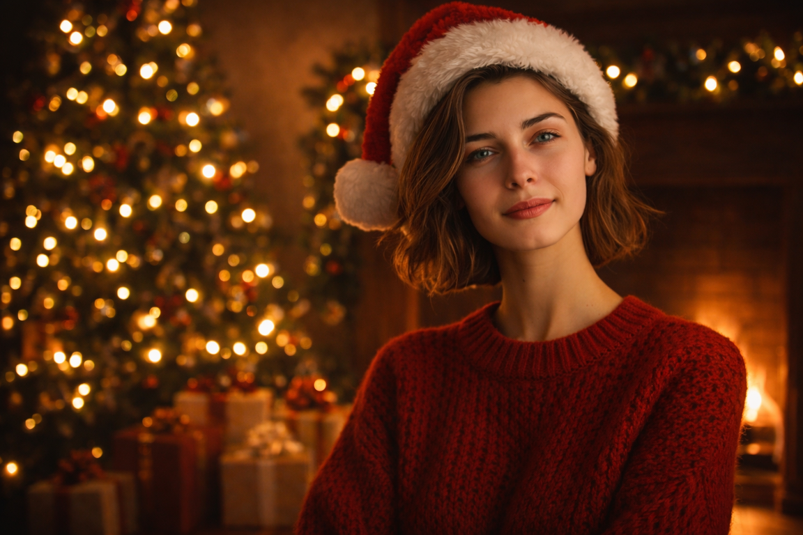 chatgpt christmas photo trend prompt