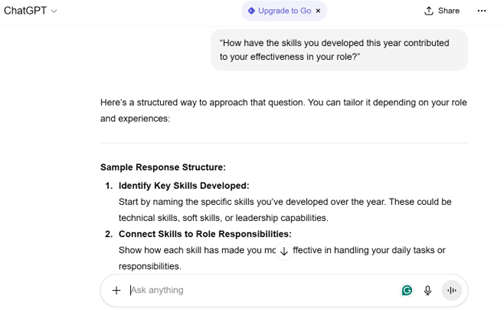 prompts for self evaluation