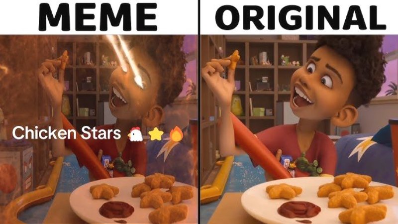 Chicken stars origin"