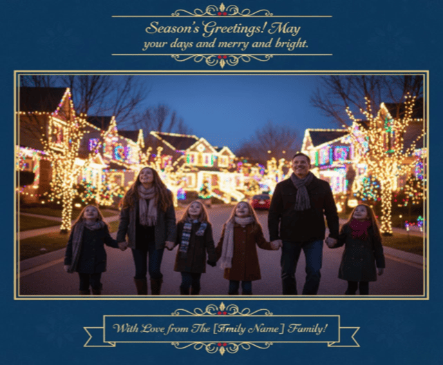 christmas lights stroll