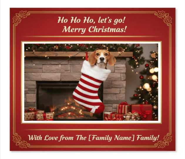 peeking from stockings