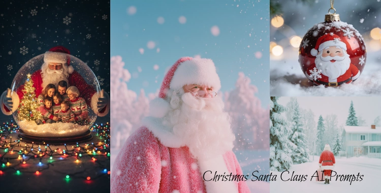 christmas santa claus ai prompts