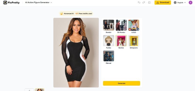 create action figure model