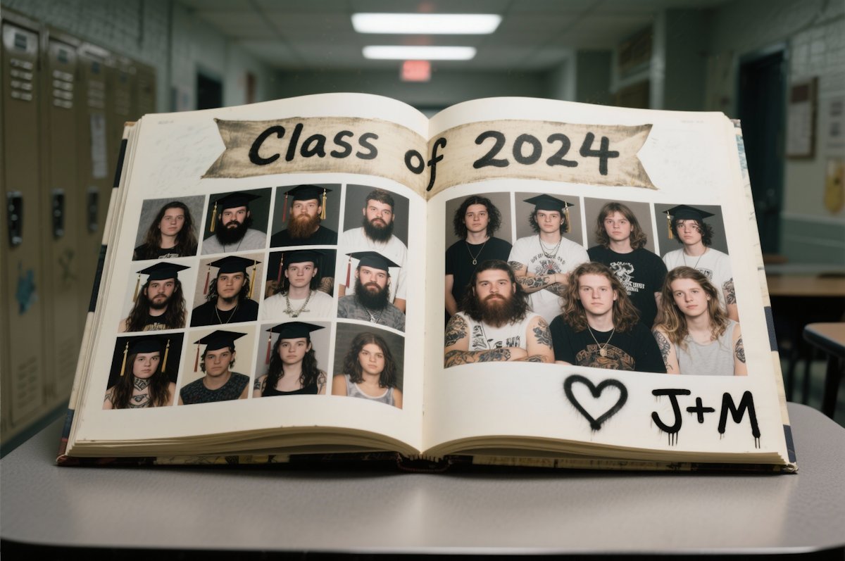 creative graduation photo
