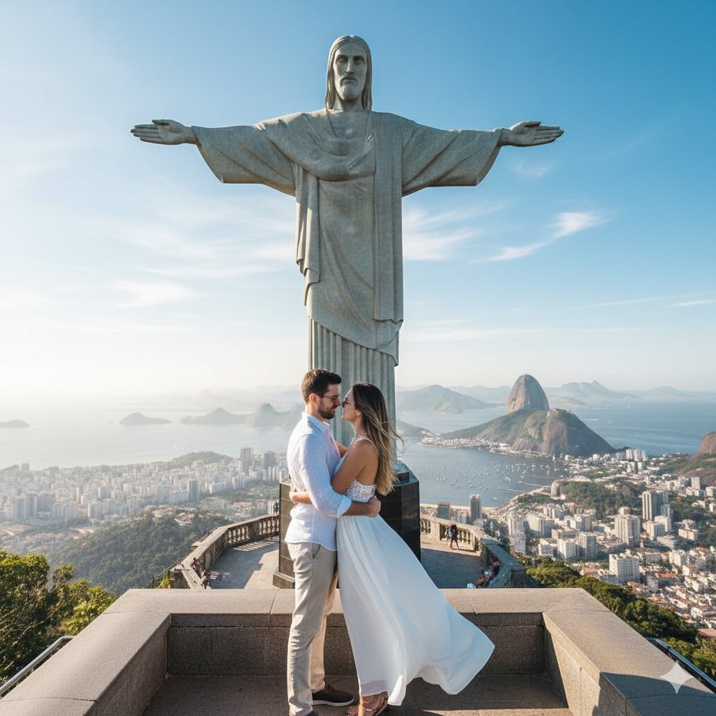 bom cenario com casal gemini ai