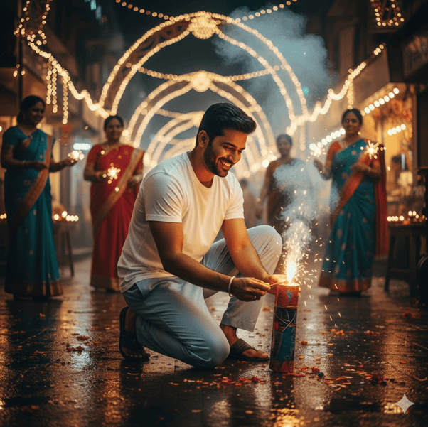 man standing on street