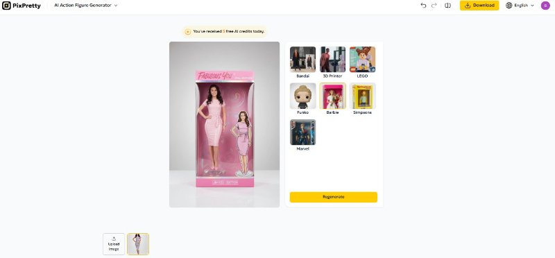 choose action figure style