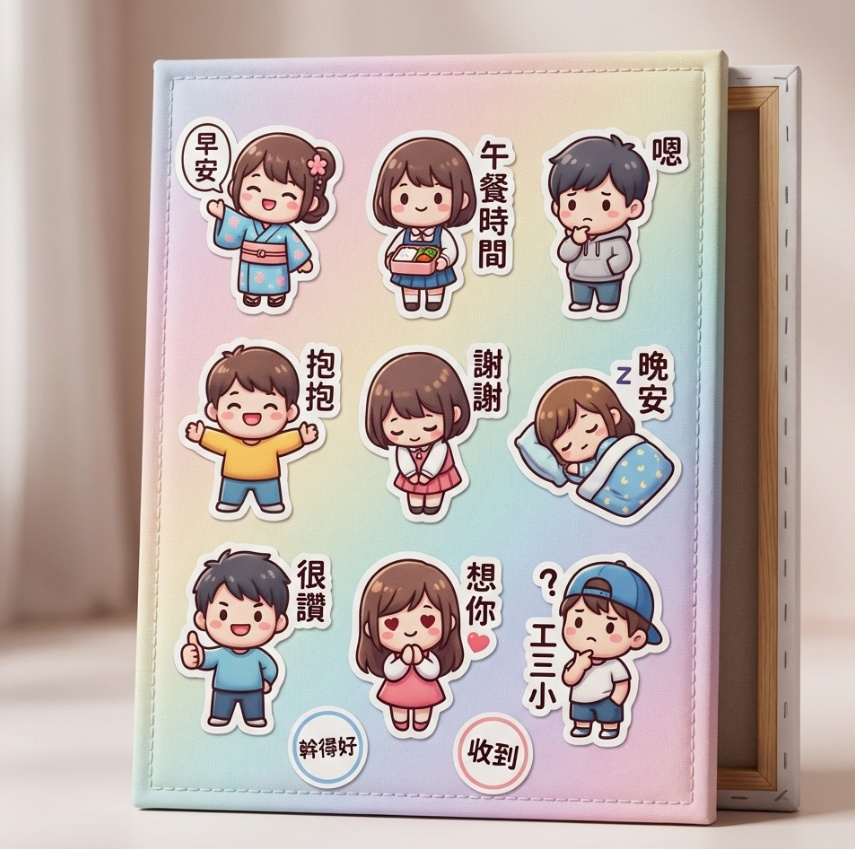 Cute emoji sticker packs made with Nano Banana Pro