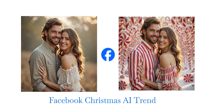 facebook christmas ai trend