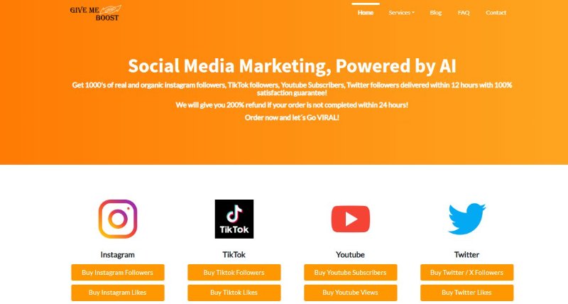 إعجابات GiveMeBoost على TikTok