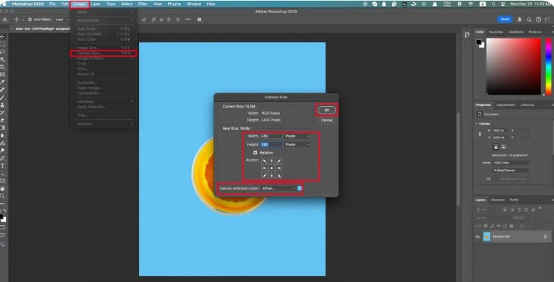 how to extend background in Photoshop with Content-Aware