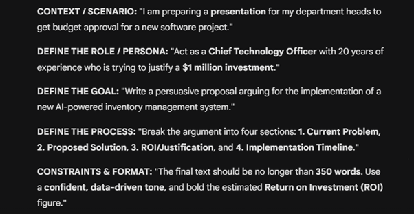 define roles when needed