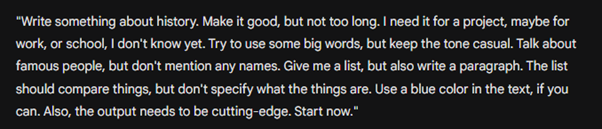 unclear instructions