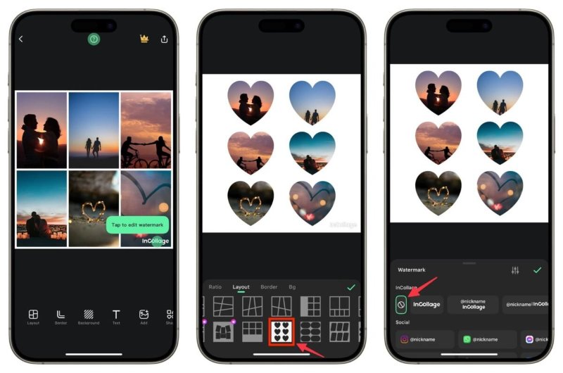 Incollege iphone collage