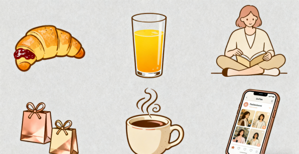 map illustration with icons