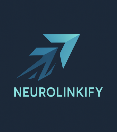 a futuristic logo for NeuroLinkify