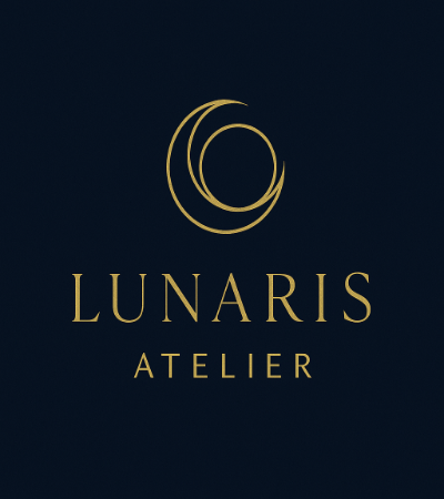 a premium logo for Lunaris Atekier