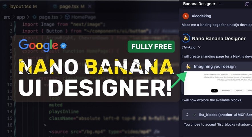 nano banana ui design
