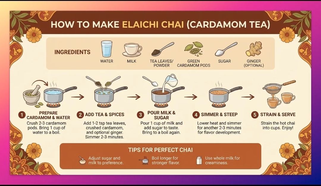 cooking diagram of making one dish