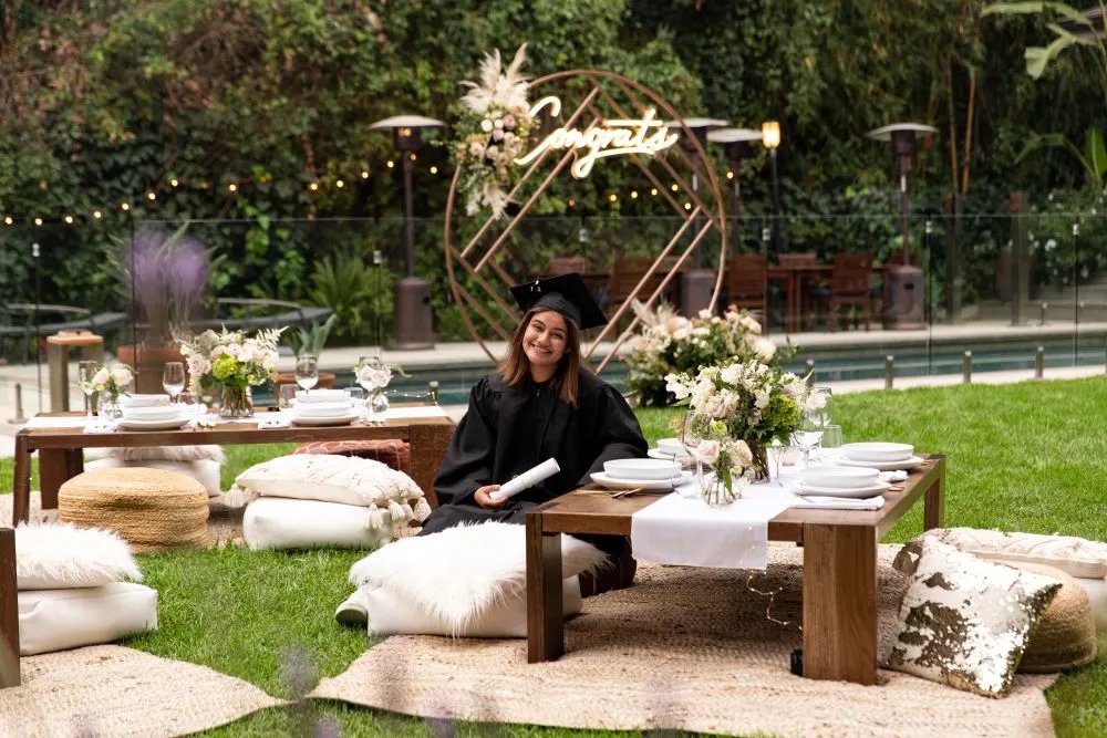 outdoor graduation photo