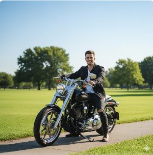 park greenery bike shot