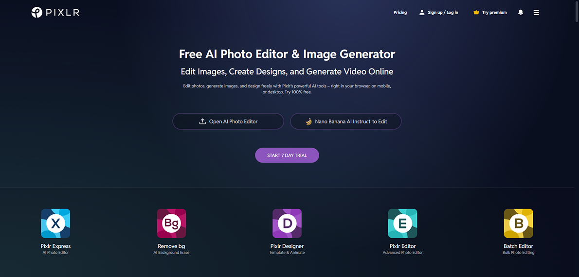 Pixlr generate videos