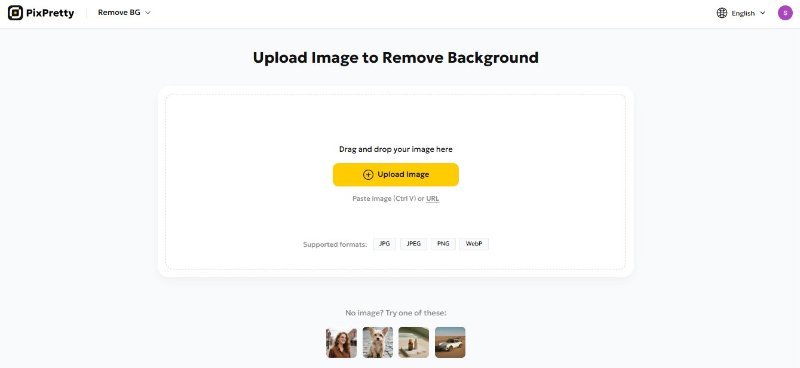 Alt: Pixpretty ai interface