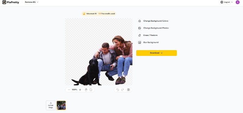 pixpretty background remover