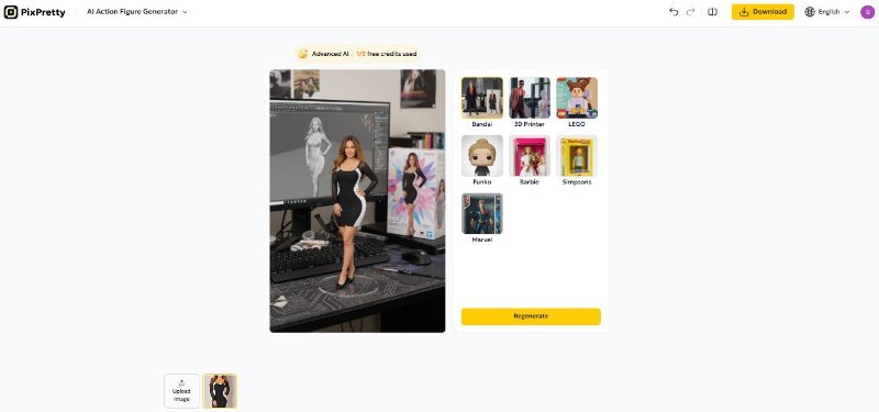 pixpretty download ai 3d image