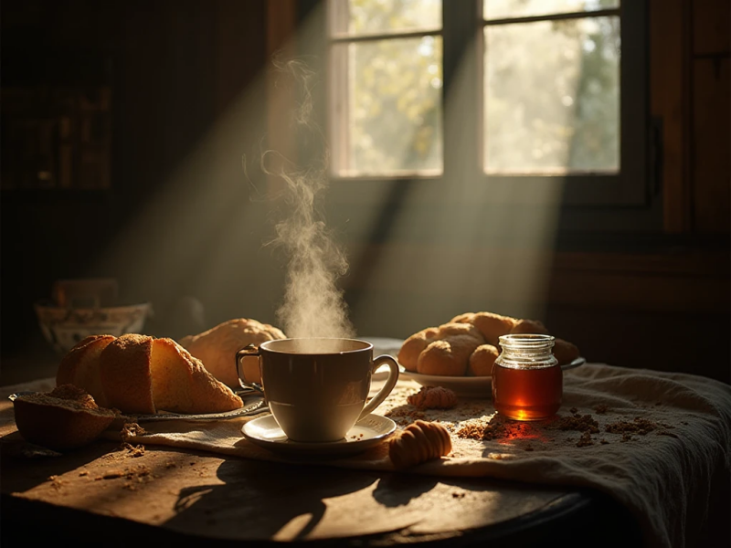 rustic-breakfast-scene-with-steaming-coffee
