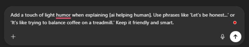 add subtle humor or wit
