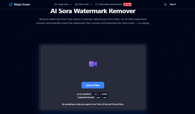 remove sora2 watermark magicerase