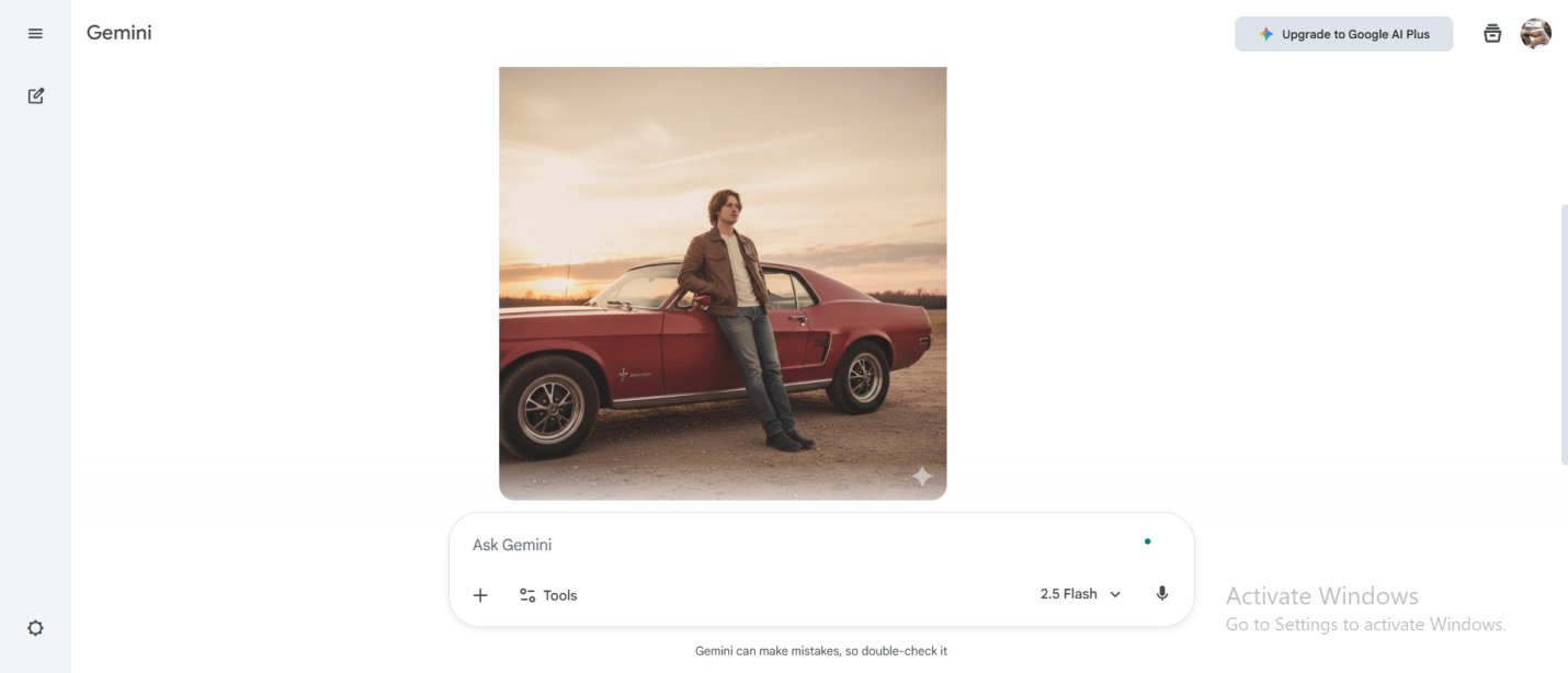 retro car park scene