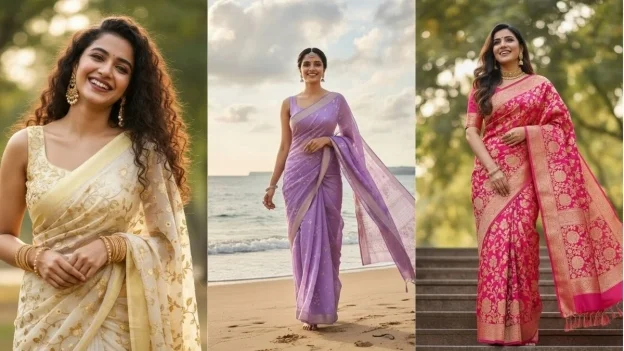 saree photo prompt