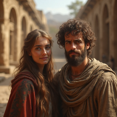 ein realistisches Selfie mit einer historischen Persönlichkeit