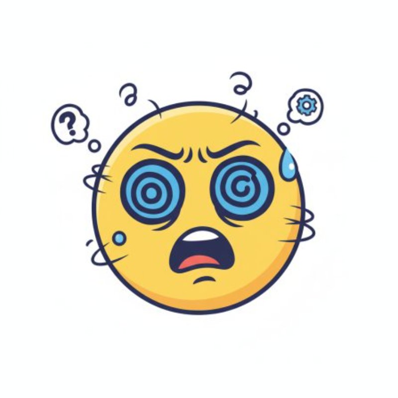 Showing Overthinking face Genmoji