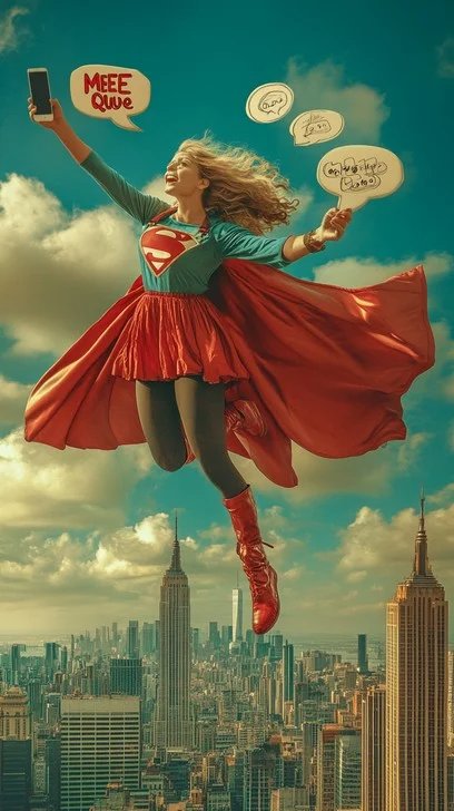 Superpower hero Portraits ai